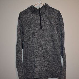 Men's Heathered Gray Sport-Tek Quarter Zip